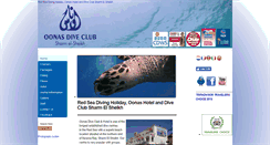 Desktop Screenshot of oonasdiveclub.com